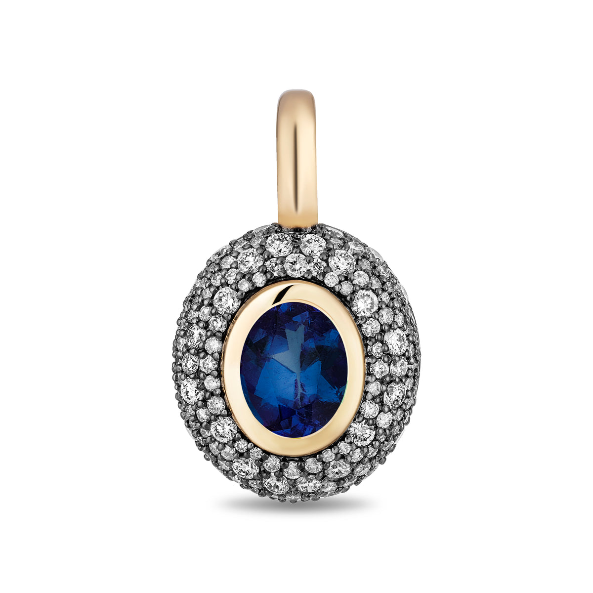 Floret Medium Oval Pendant