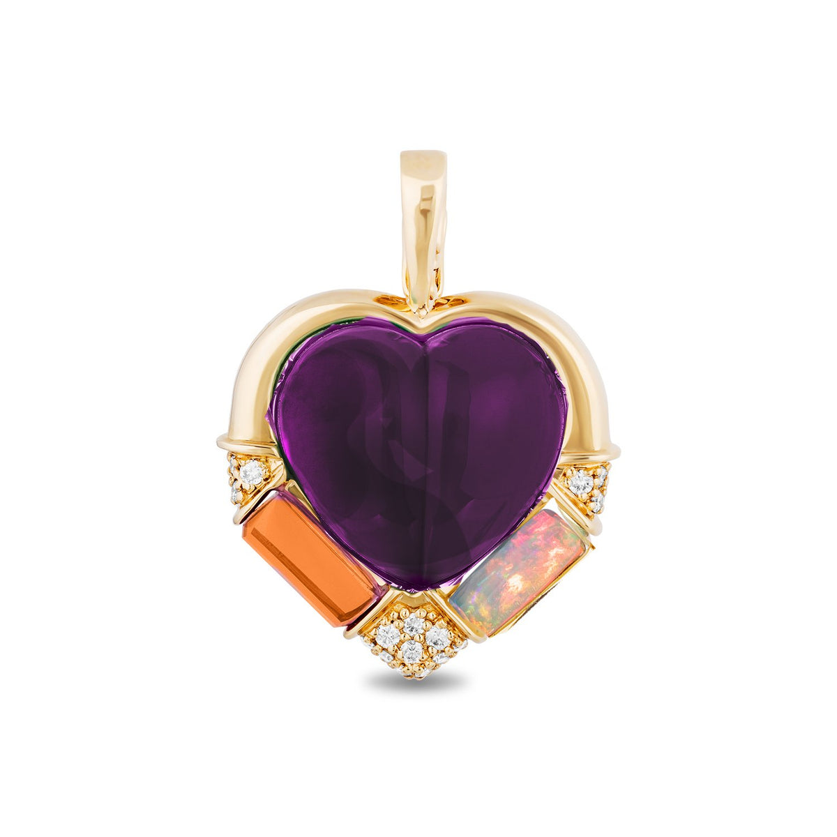 DNA Heart Pendant