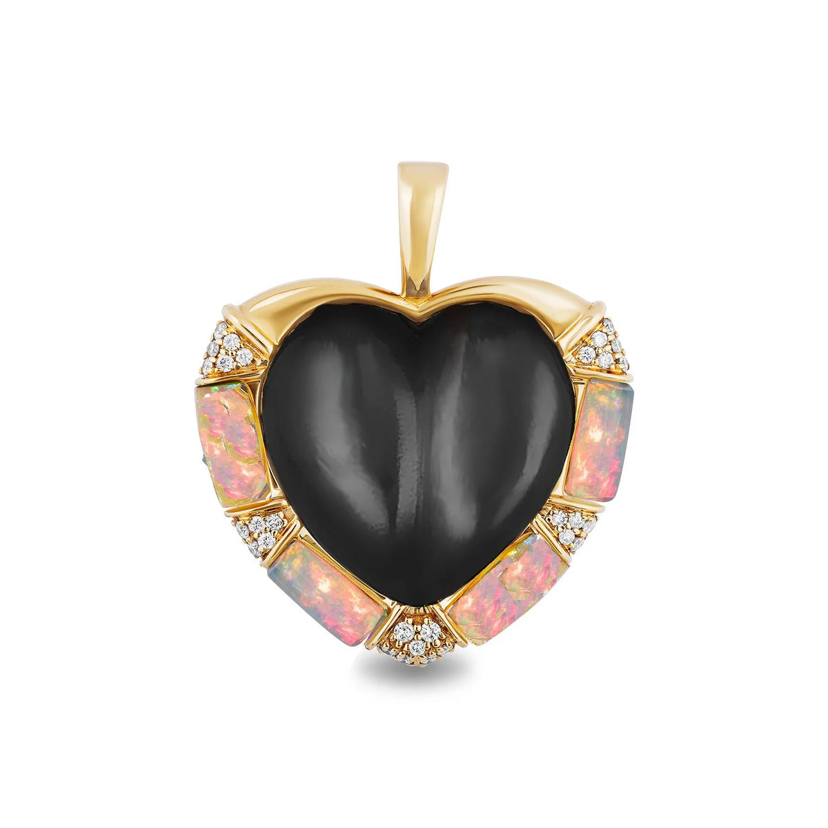Large DNA Heart Pendant