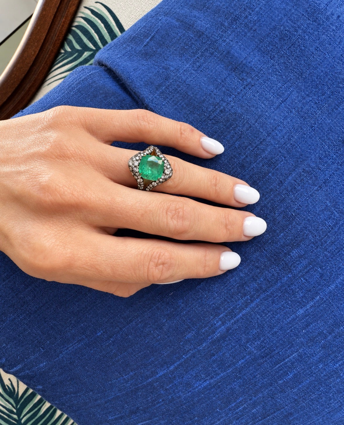 Pink Tourmaline Lasso Floret Ring