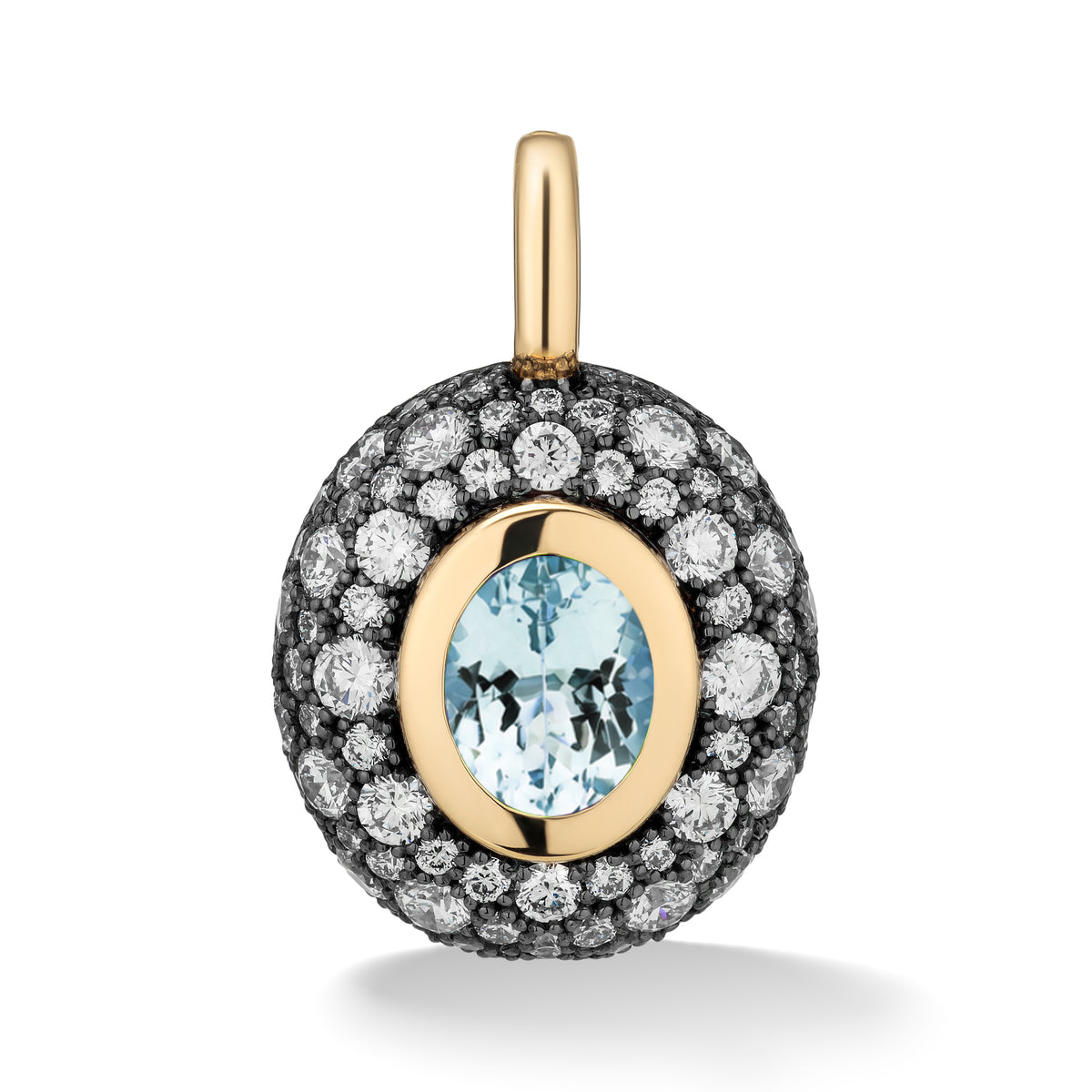 Floret Large Oval Pendant